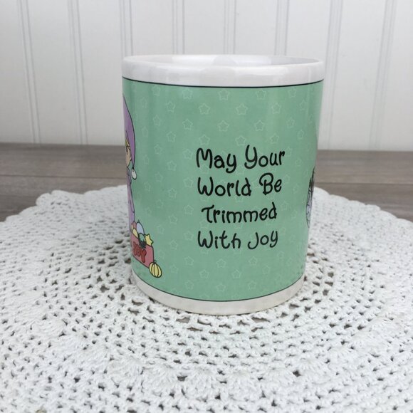 Precious Moments Ceramic Christmas Mug, Vintage 1996 Enesco - Picture 4 of 10